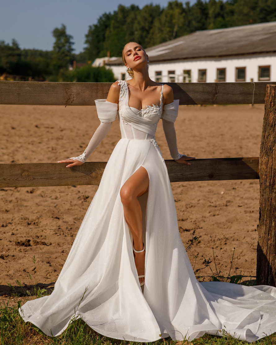 Купить свадебное платье «Александрия» Стрекоза из коллекции Любава 2023 года в салоне «Мэри Трюфель»