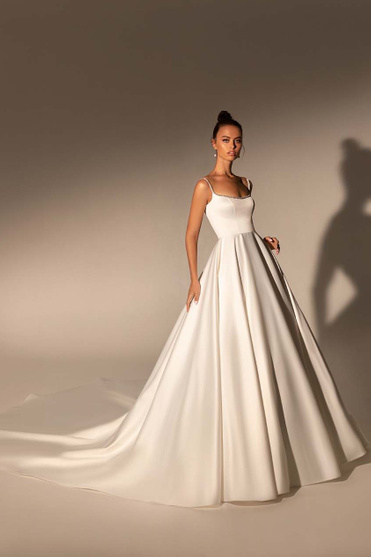 Купить свадебное платье «Эбигейл» Кристал Дизайн из коллекции Мьюз 2021 в интернет-магазине «Мэри Трюфель»