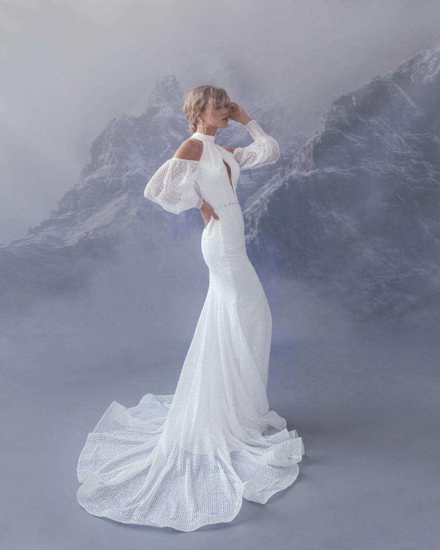 Купить свадебное платье «Вева» Бламмо Биамо из коллекции Сказка 2022 года в салоне «Мэри Трюфель»