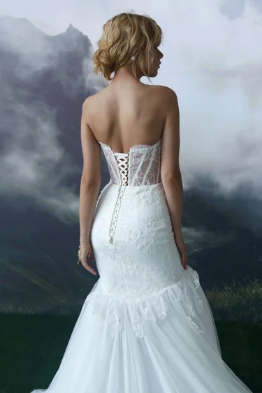 Купить свадебное платье «Джансая» Бламмо Биамо из коллекции Сказка 2022 года в салоне «Мэри Трюфель» Джансая