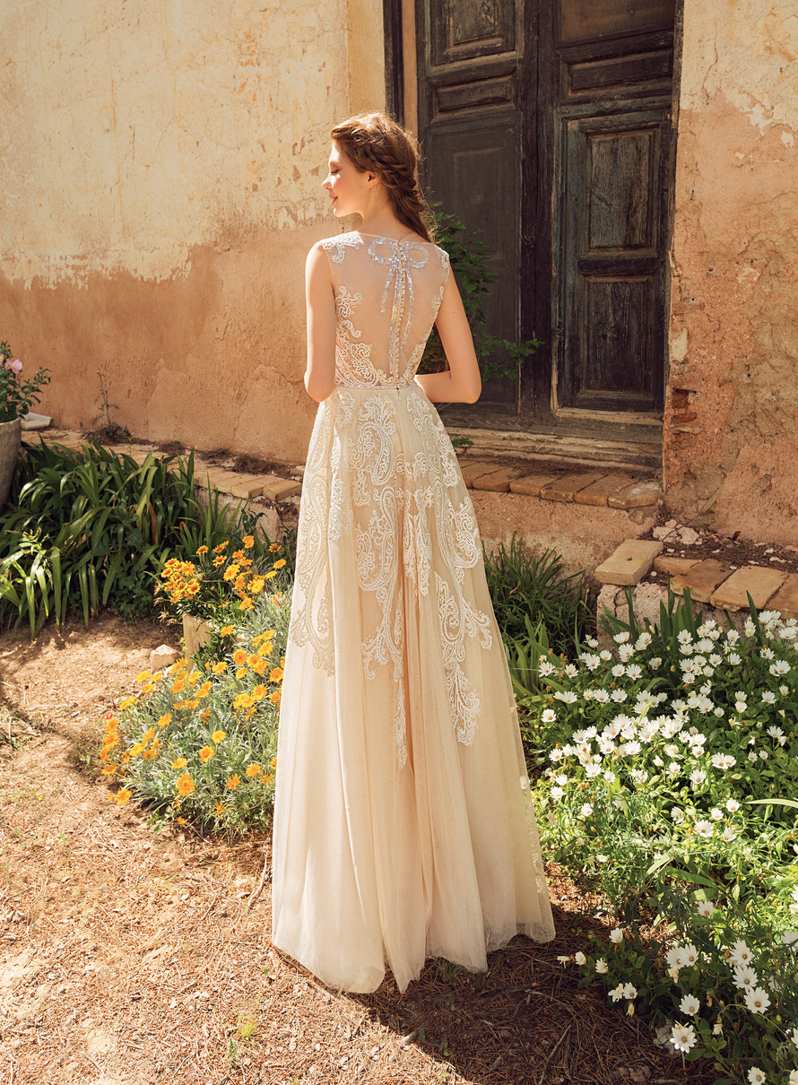 Купить свадебное платье «Сара» Татьяны Каплун из коллекции «Вайлд Винд 2019» в салоне «Мэри Трюфель»