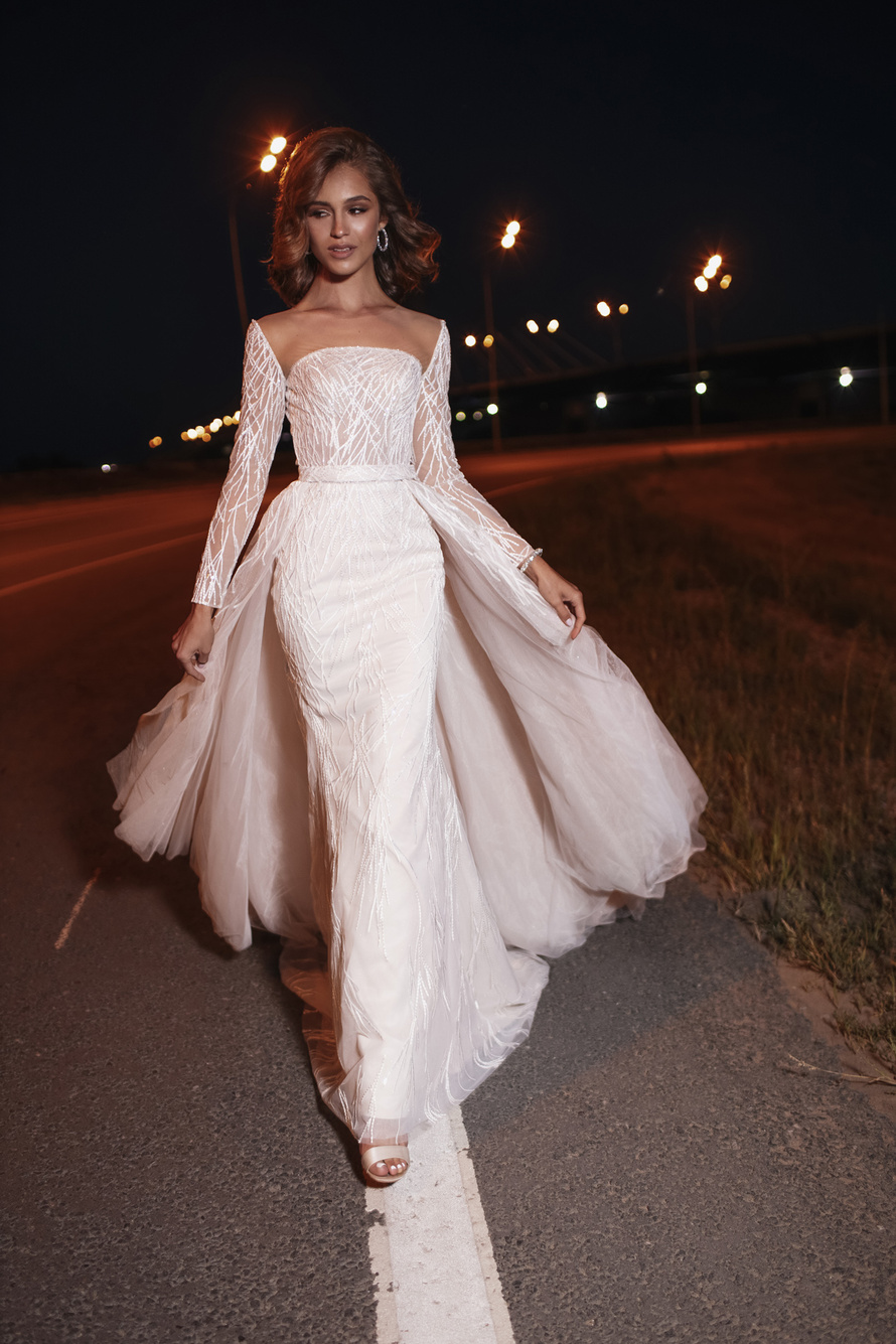 Купить свадебное платье «Токио» Анна Кузнецова из коллекции 2021 года в салоне «Мэри Трюфель»