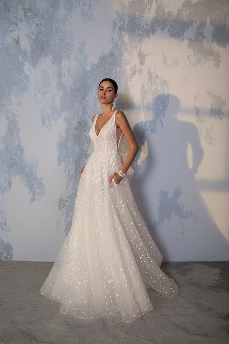 Купить свадебное платье «Инесса» Секрет Споса из коллекции Блеск 2022 года в салоне «Мэри Трюфель»