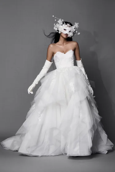 Wedding dresses in a romantic style