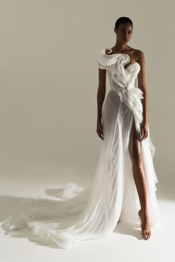 Купить свадебное платье «Ван Гог» Лана Мариненко из коллекции  2023 года в салоне «Мэри Трюфель»