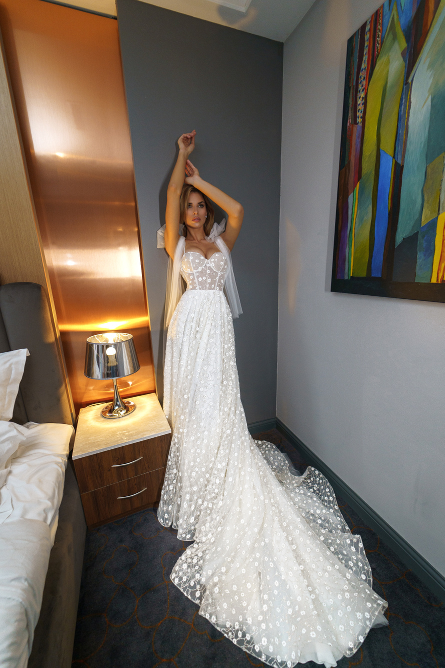Купить свадебное платье «Флора» Патрисия из коллекции 2020 года в Краснодаре