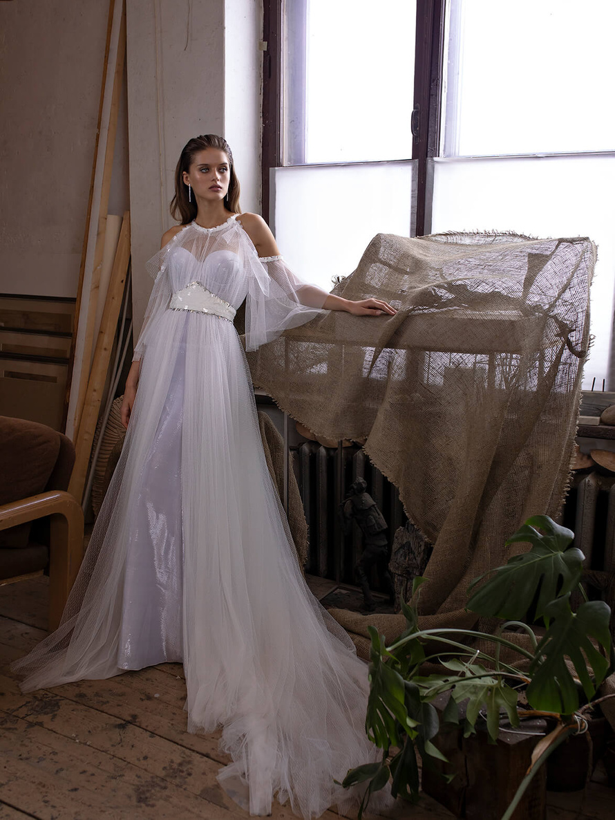 Купить свадебное платье «Тунас+Рафи» Рара Авис из коллекции Шайн Брайт 2020 года в интернет-магазине