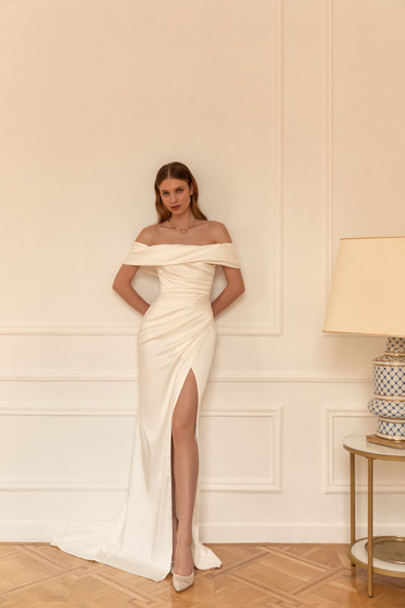 Купить свадебное платье «Робин» Евы Лендел из коллекции 2022 в «Мэри Трюфель»