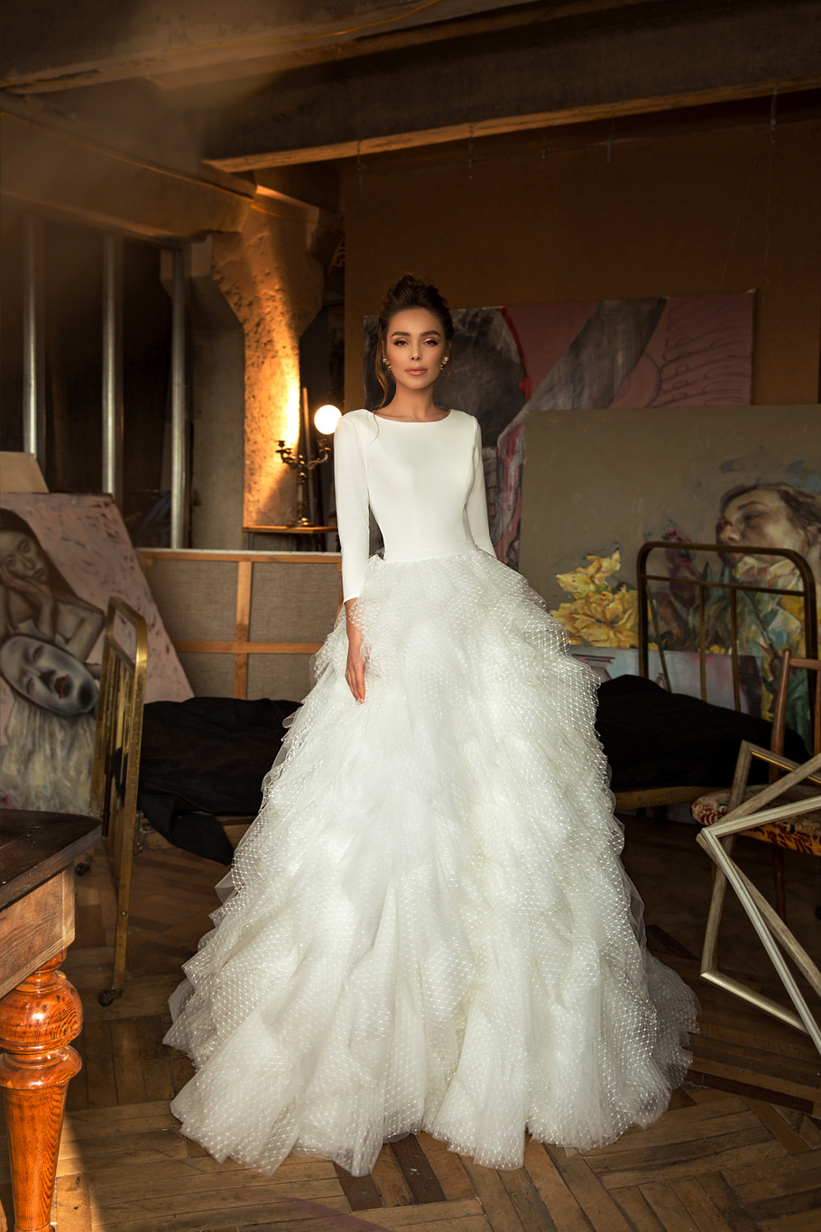 Купить свадебное платье «Лиа» Жасмин из коллекции 2019 года в Ярославлье