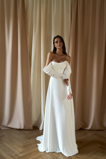 Купить свадебное платье «Тиара» Сониа Солей Эир из коллекции 2024 года в салоне «Мэри Трюфель»