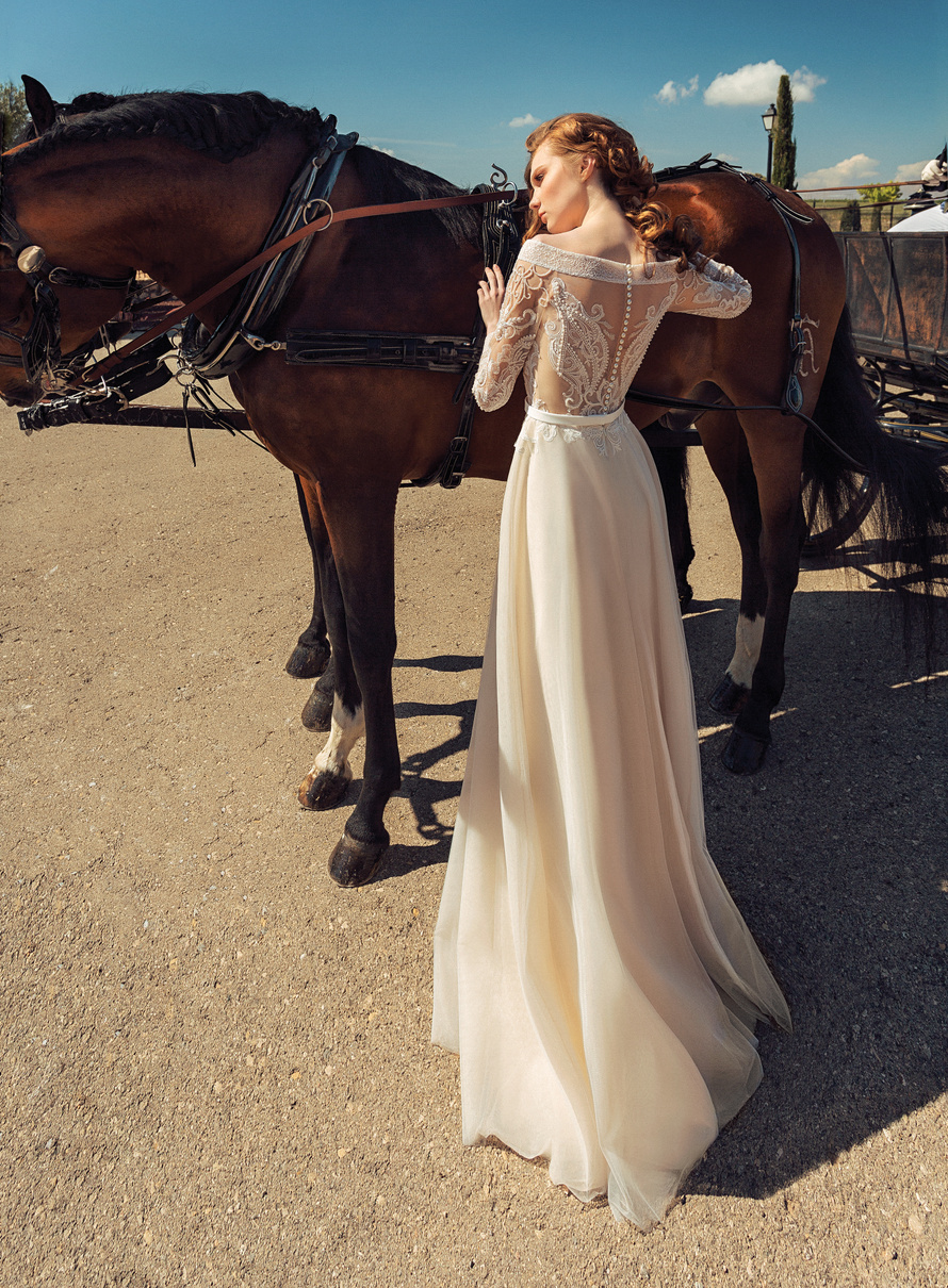 Свадебное платье «Дивина» Татьяны Каплун из коллекции «Вайлд Винд 2019» фото, цена