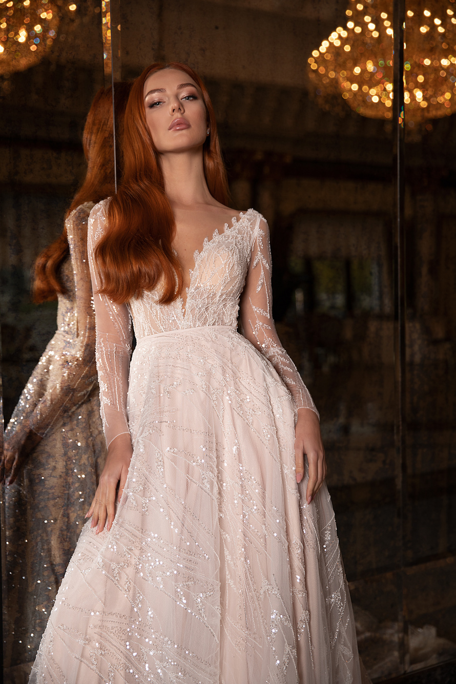Купить свадебное платье «Роберта» Кристал Дизайн из коллекции Лав Стори 2020 в интернет-магазине «Мэри Трюфель»