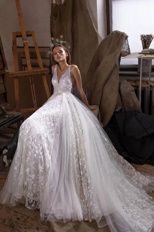 Купить свадебное платье «Стэрли» Рара Авис из коллекции Шайн Брайт 2020 года в интернет-магазине Стэрли