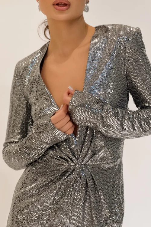 Купить вечернее платье «Парча» из вечерней коллекции в салоне «Мэри Трюфель» Наоми