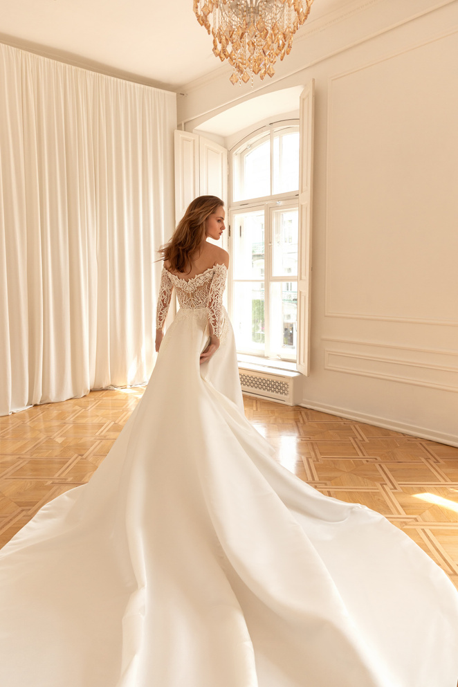 Купить свадебное платье «Сигрид» Евы Лендел из коллекции 2022 в «Мэри Трюфель»