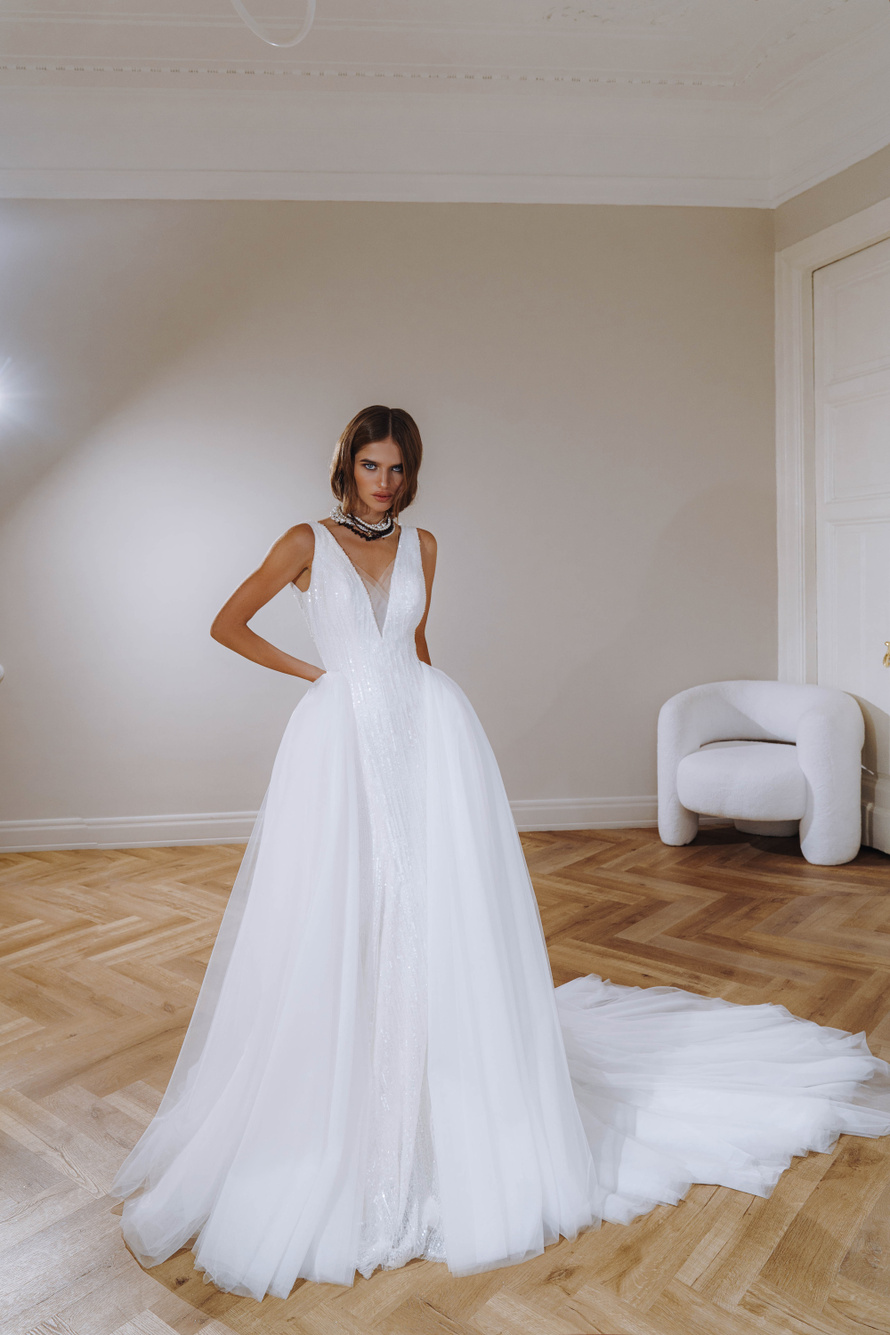 Купить свадебное платье «Найра» Патрисия Кутюр из коллекции 2023 года в салоне «Мэри Трюфель»