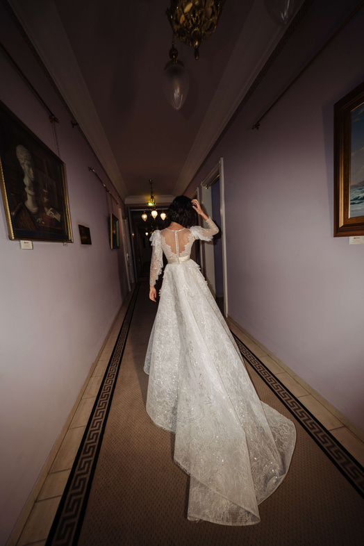 Купить свадебное платье «Токио» Анже Этуаль из коллекции Влюбиться 2022 года в салоне «Мэри Трюфель»
