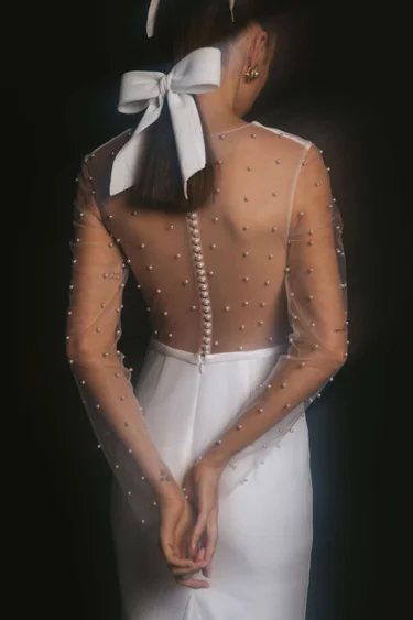 Купить свадебное платье «Саперави» Анже Этуаль из коллекции Тарт Тейст 2025 года в салоне «Мэри Трюфель» Саперави