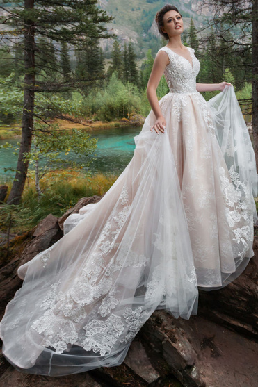 Свадебное платье «Пола» Стрекоза — купить в Краснодаре платье Пола из Strekkoza 2019