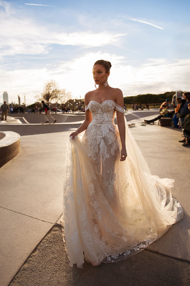 Купить свадебное платье «Дорис» Кристал Дизайн из коллекции Дива 2020 в интернет-магазине «Мэри Трюфель»
