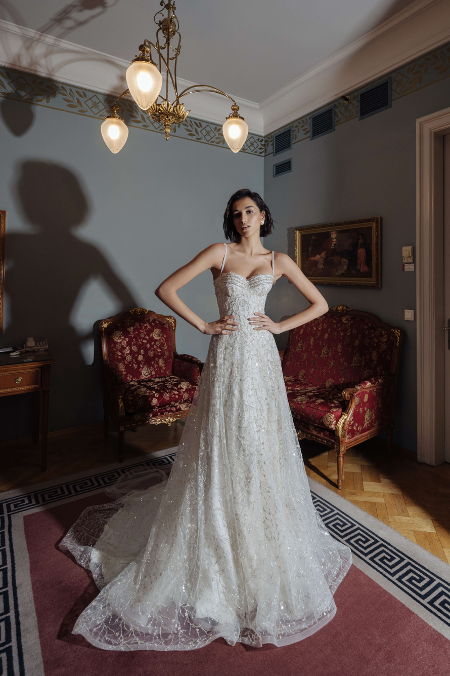 Купить свадебное платье «Копенгаген» Анже Этуаль из коллекции Влюбиться 2022 года в салоне «Мэри Трюфель»