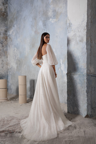 Купить свадебное платье «Карлетт» Секрет Споса из коллекции Блеск 2022 года в салоне «Мэри Трюфель»