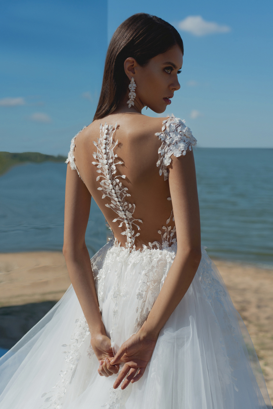 Свадебное платье «Гоче» Strekkoza — купить в Краснодаре платье Гоче из Nuvole Nella Sabbia Стреккоза 2020