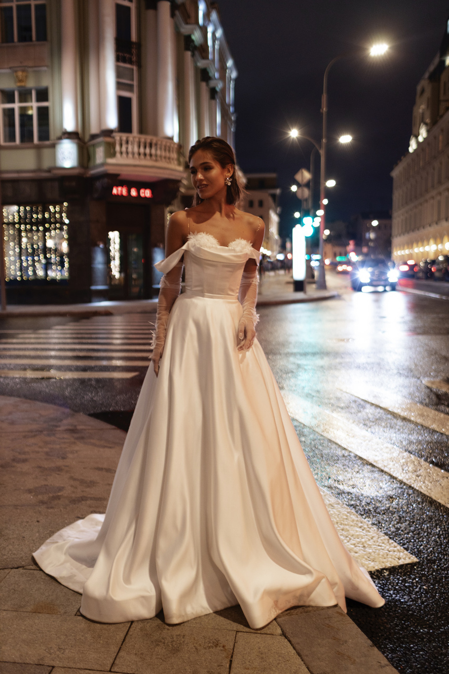 Купить свадебное платье «Лисиоле» Анна Кузнецова из коллекции Муза 2022 года в салоне «Мэри Трюфель»