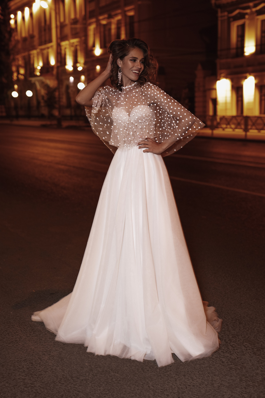 Купить свадебное платье «Берлин» Анна Кузнецова из коллекции Биг Сити Лав 2021 года в салоне «Мэри Трюфель»