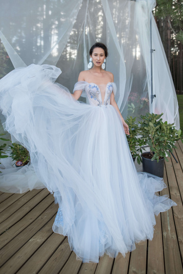 Купить свадебное платье «Оливер» Бламмо Биамо из коллекции Нимфа 2020 года в Москве