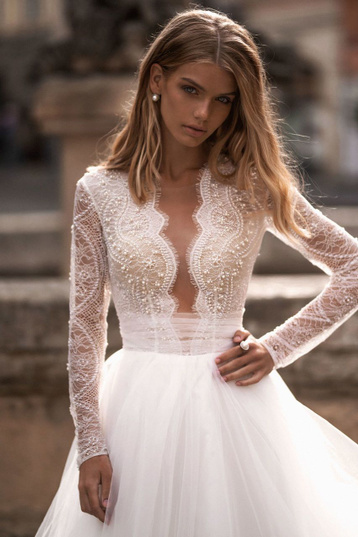 Купить свадебное платье «Марвел» Лида Катсель из коллекции 2020 года в Воронеже