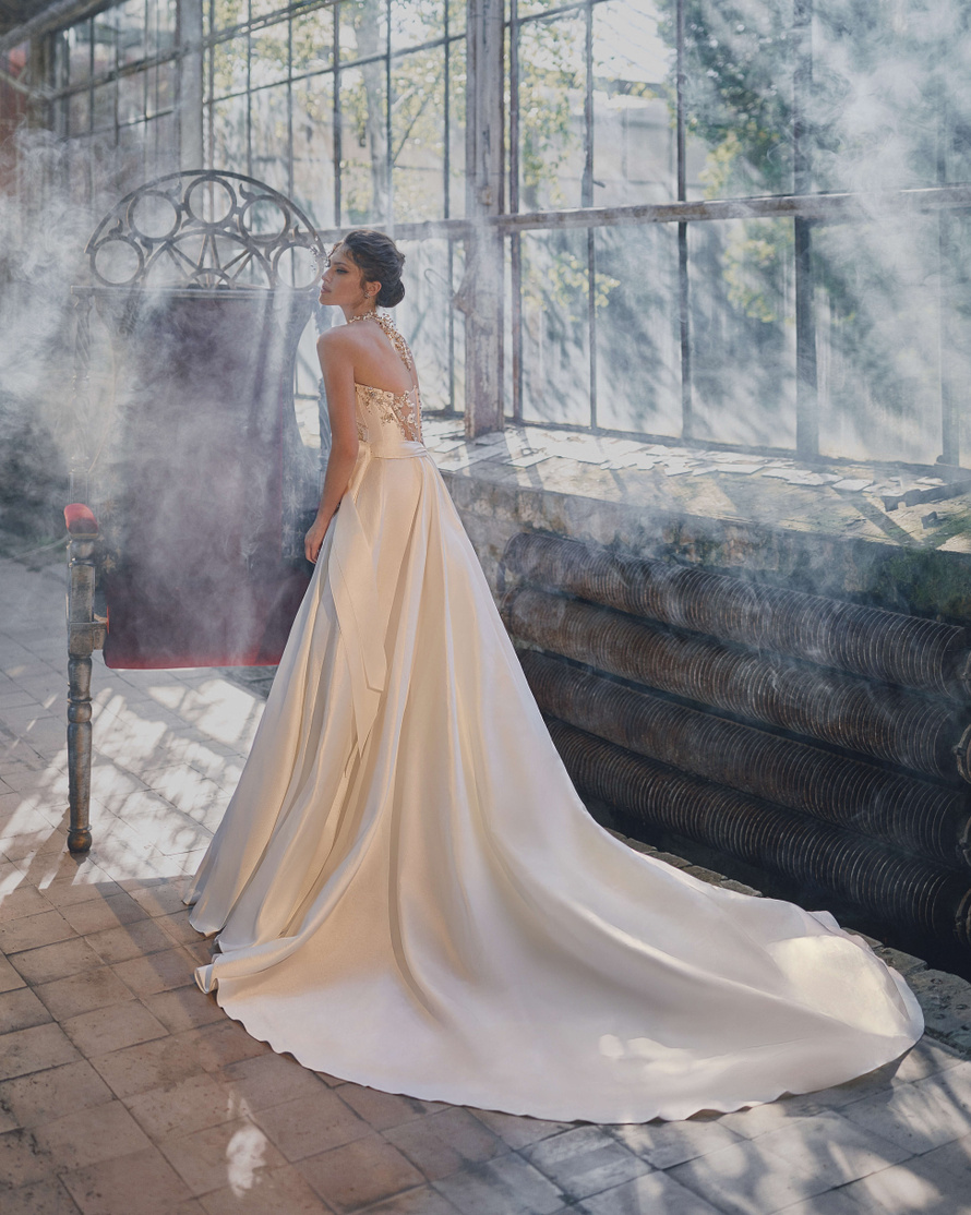 Купить бальное свадебное платье «Клод» Анже Этуаль из коллекции Леди Перл 2021 года в салоне «Мэри Трюфель»