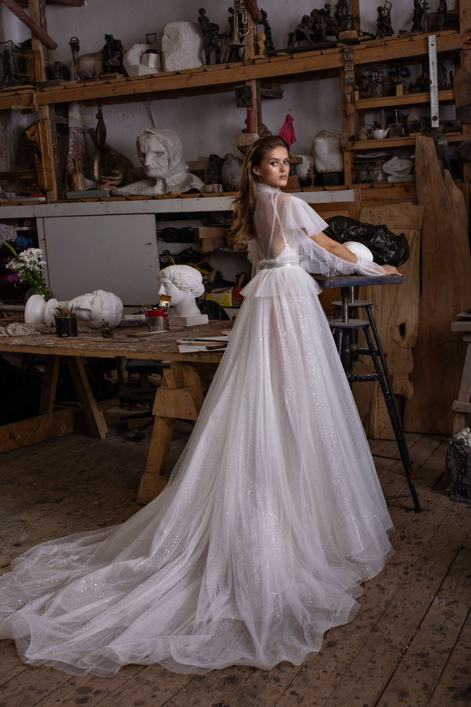 Купить свадебное платье «Летрин» Рара Авис из коллекции Шайн Брайт 2020 года в интернет-магазине