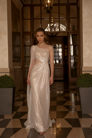 Купить свадебное платье «Домна» Бламмо Биамо из коллекции Гармония Любви 2023 года в салоне «Мэри Трюфель»