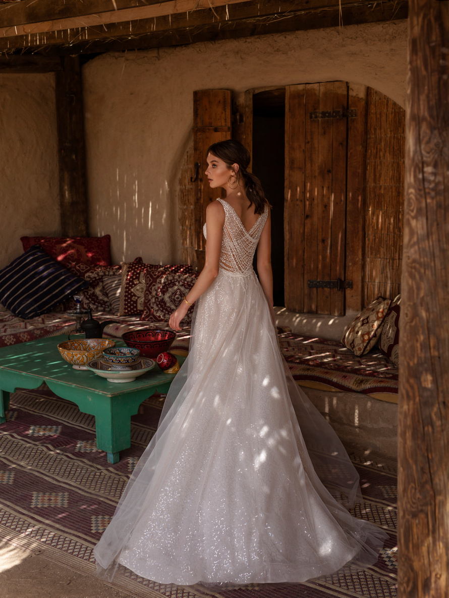 Купить свадебное платье «Альба» Татьяны Каплун из коллекции «Десерт Пешн 2020» в салоне свадебных платьев