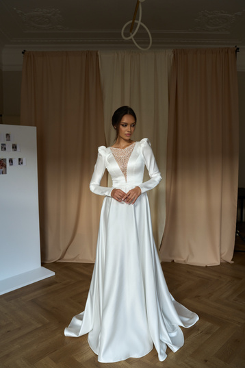 Купить свадебное платье «Рут» Сониа Солей Эир из коллекции 2024 года в салоне «Мэри Трюфель»