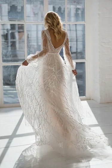 Купить свадебное платье «Аманда» Натальи Романовой из коллекции 2020 в салоне «Мэри Трюфель» Аманда