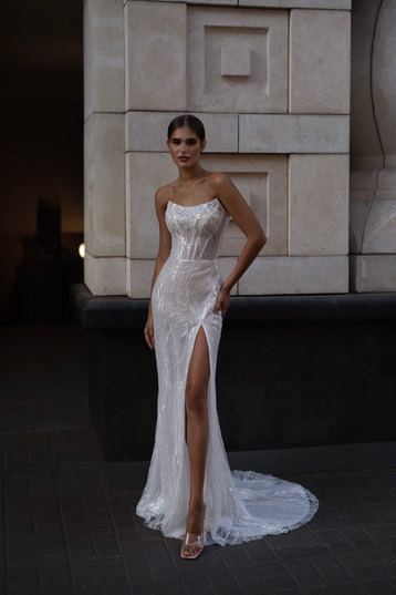 Купить свадебное платье «Фонда» Патрисия Кутюр из коллекции 2024 года в салоне «Мэри Трюфель»