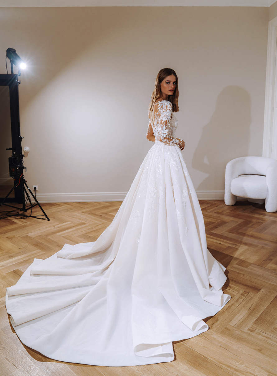 Купить свадебное платье «Аделайн» Патрисия Кутюр из коллекции 2023 года в салоне «Мэри Трюфель»