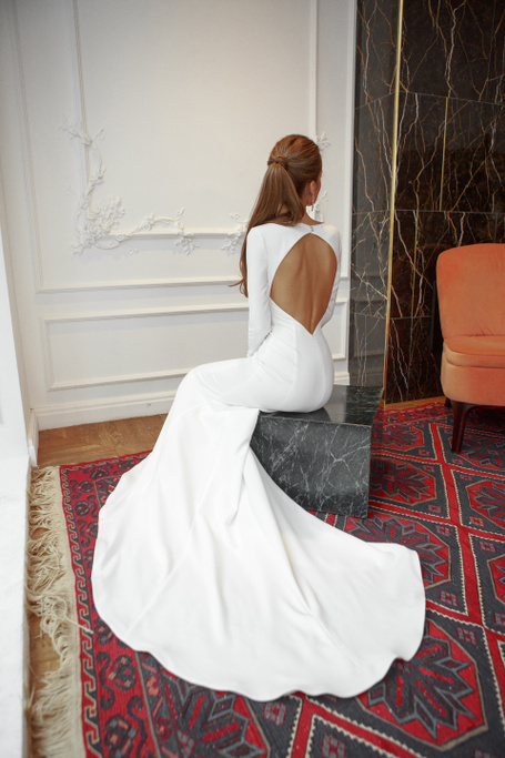 Купить свадебное платье «Мистерия» Натальи Романовой из коллекции 2021 в салоне «Мэри Трюфель»