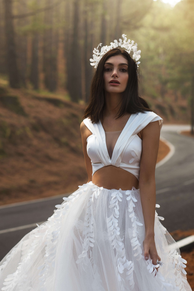 Купить свадебное платье «Дамас» Бламмо Биамо из коллекции 2019 года в Воронеже