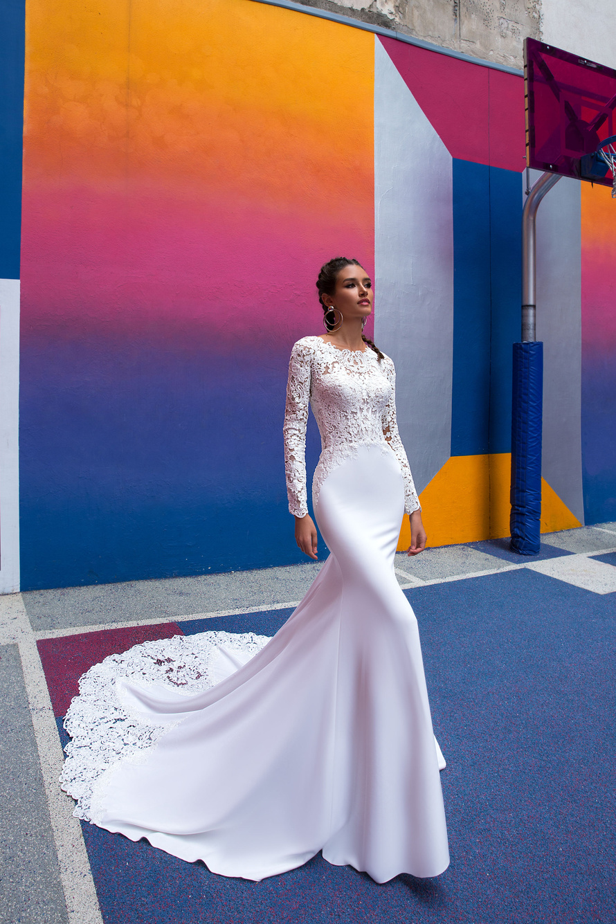 Купить свадебное платье «Крисс» Кристал Дизайн из коллекции Париж 2019 в интернет-магазине