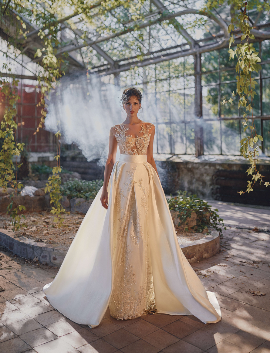 Купить свадебное платье «Жосефина» Анже Этуаль из коллекции Леди Перл 2021 года в салоне «Мэри Трюфель»