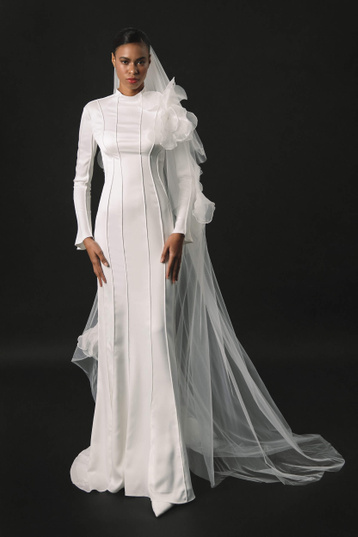 Купить свадебное платье «Мистраль» Анже Этуаль из коллекции Розе Де Вентс 2024 года в салоне «Мэри Трюфель»