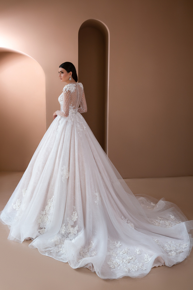 Купить свадебное платье Розетта Армония из коллекции 2021 года в салоне «Мэри Трюфель»