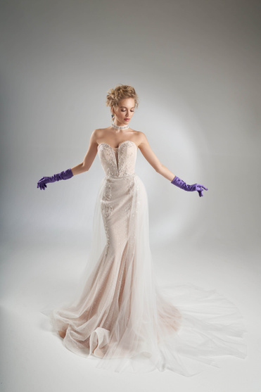 Купить свадебное платье «Алайна» Рара Авис из коллекции Пьюр 2022 года в салоне «Мэри Трюфель»