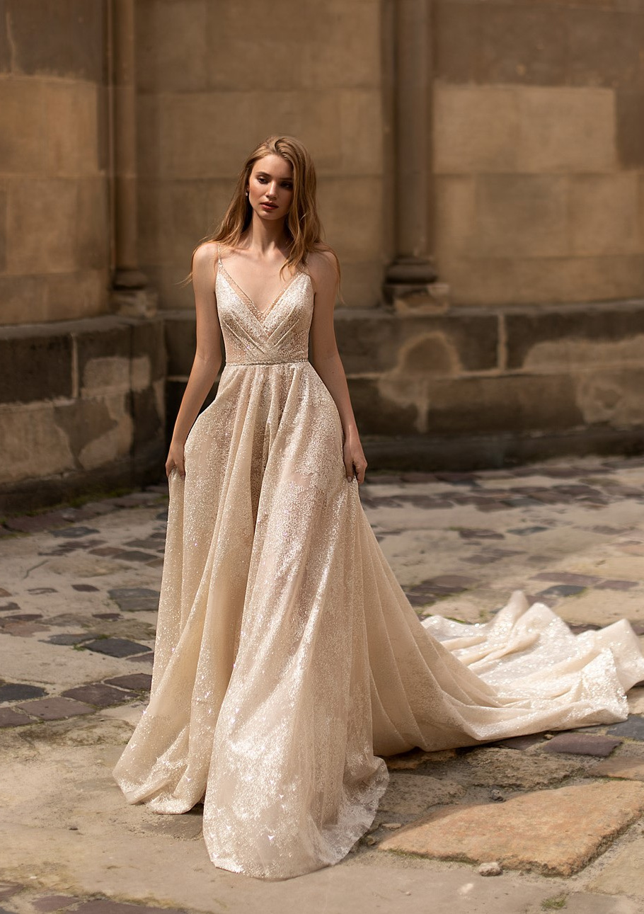 Купить свадебное платье «Гелекси» Кристал Дизайн из коллекции Романс 2021 в интернет-магазине «Мэри Трюфель»