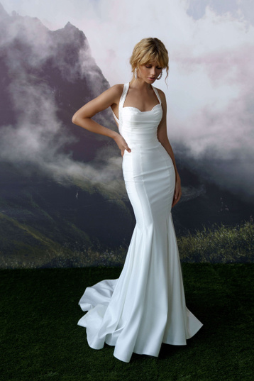 Купить свадебное платье «Ланер» Бламмо Биамо из коллекции Сказка 2022 года в салоне «Мэри Трюфель»
