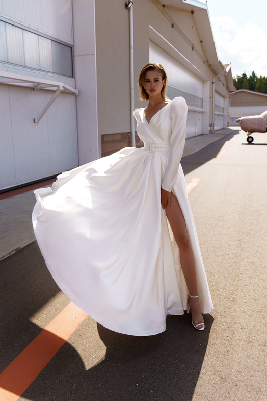 Купить свадебное платье «Лисбет» Натальи Романовой из коллекции 2021 в салоне «Мэри Трюфель»