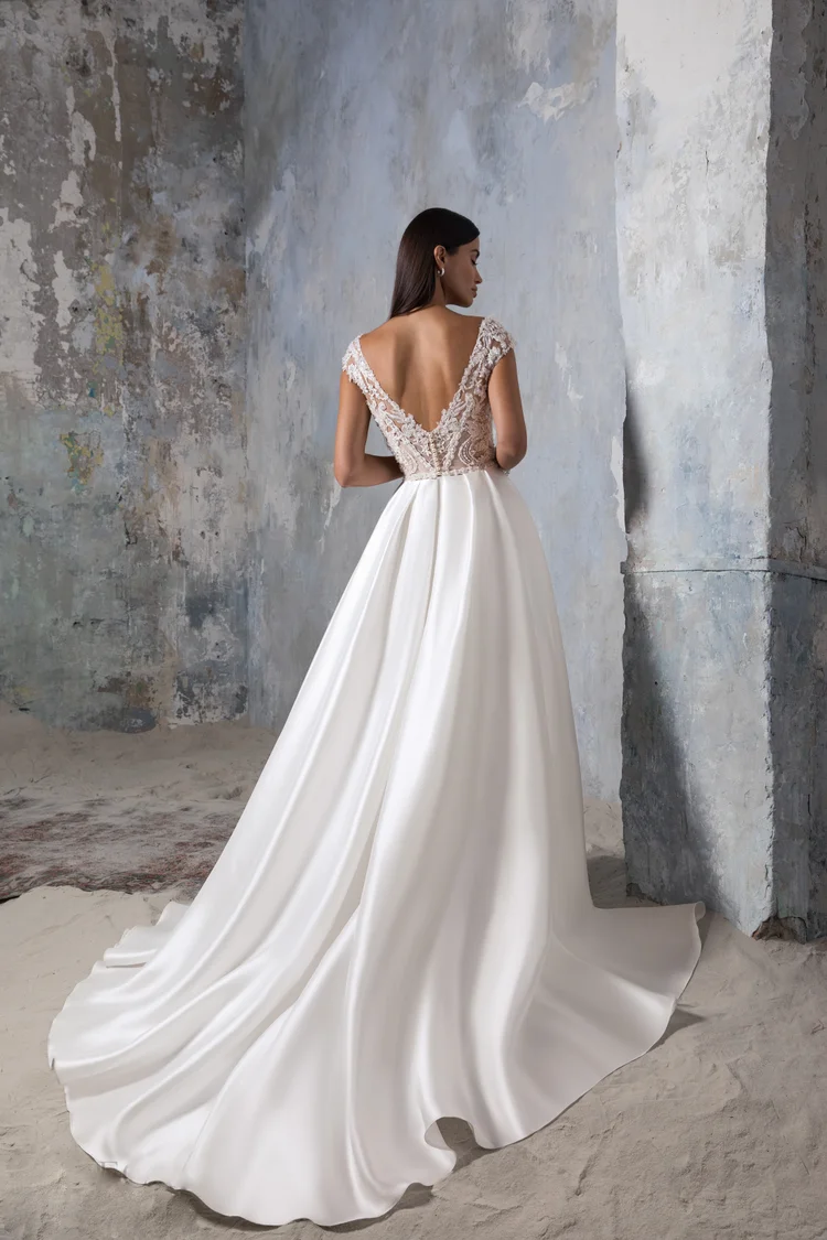Купить свадебное платье «Сидней» Секрет Споса из коллекции Блеск 2022 года в салоне «Мэри Трюфель» Сидней